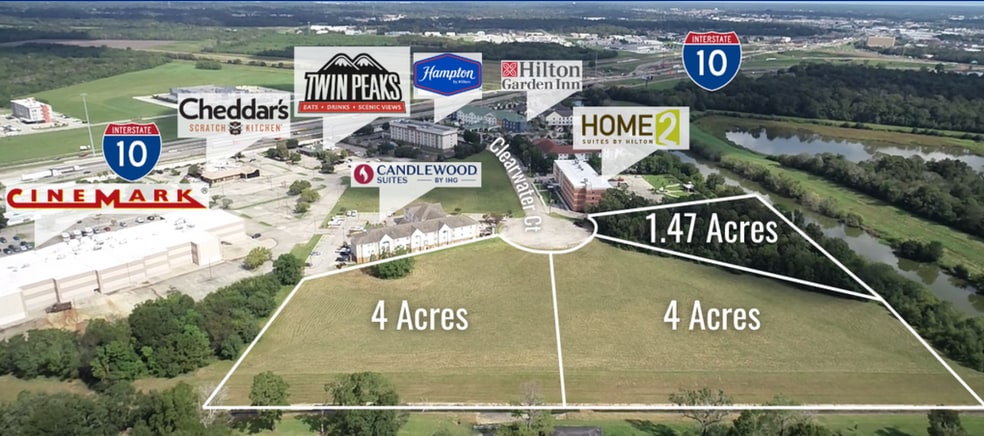 Clearwater Ct, Beaumont, TX à vendre - Aérien - Image 2 de 4