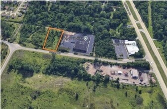 6060 Schooner St, Van Buren Twp, MI - Aerial map view