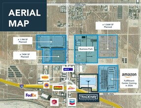 20th Ave & 1-10 Fwy, Desert Hot Springs, CA - aerial  map view