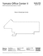 999-1001 W Yamato Rd, Boca Raton, FL à louer Plan d’étage- Image 2 de 12