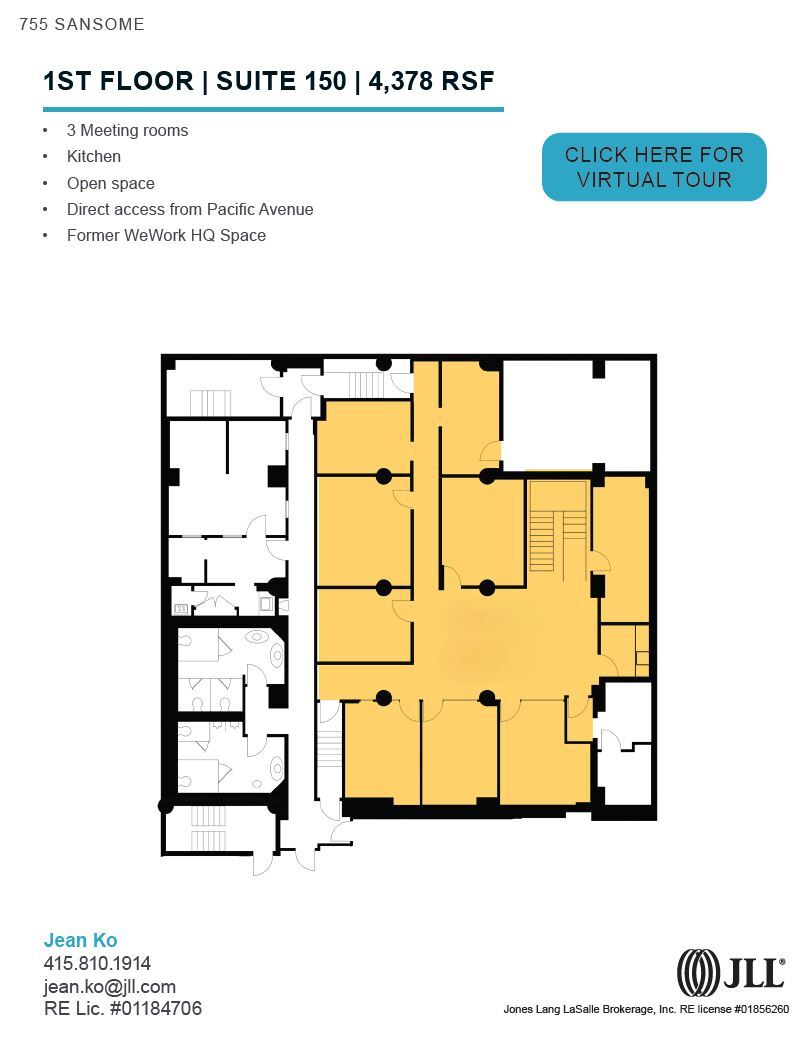 755 Sansome St, San Francisco, CA for lease Floor Plan- Image 1 of 1