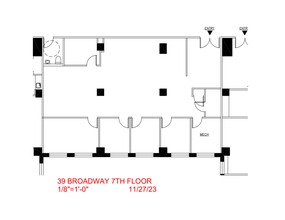 39 Broadway, New York, NY à louer Plan de site- Image 2 de 2