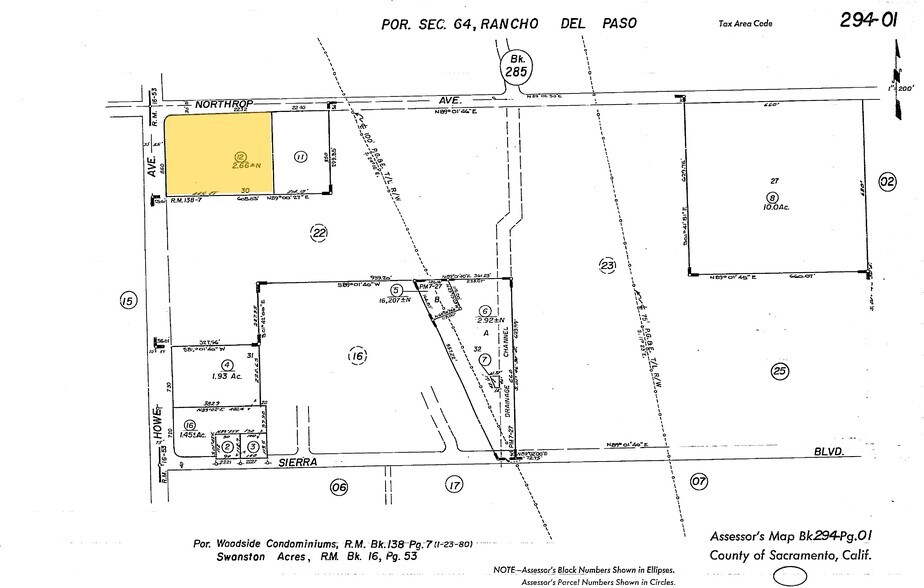 800 Howe Ave, Sacramento, CA à louer - Plan cadastral - Image 2 de 6