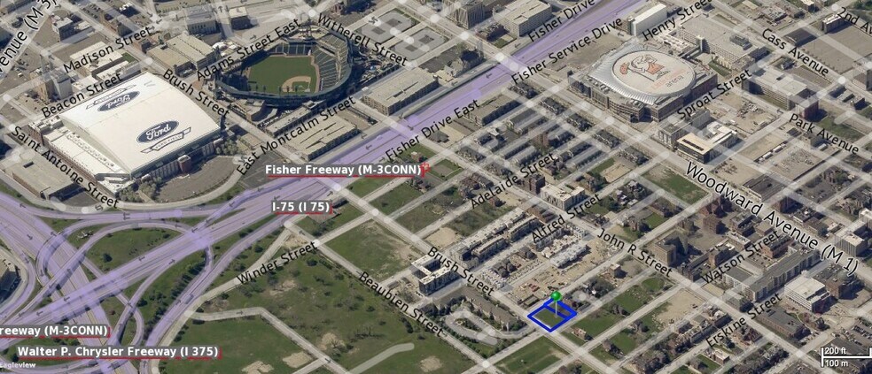 301 & 321 Edmund Place, Detroit, MI à vendre - Photo principale - Image 1 de 5