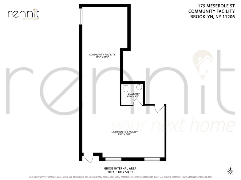 195 Humboldt St, Brooklyn, NY à louer - Plan d’étage - Image 2 de 2