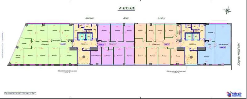 Office in Pantin for lease Floor Plan- Image 1 of 11