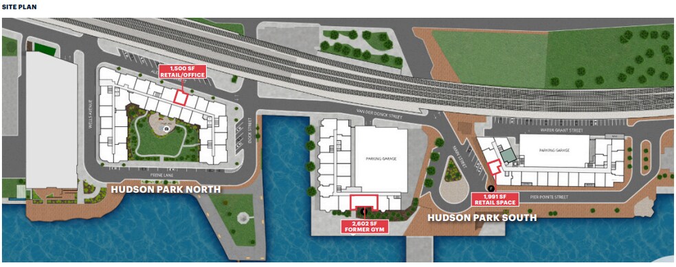 1 Pier Pointe St, Yonkers, NY à louer - Plan de site - Image 1 de 1