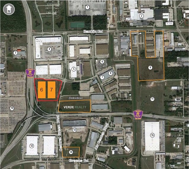 16501 Central Green Blvd, Houston, TX à louer - Aérien - Image 2 de 7