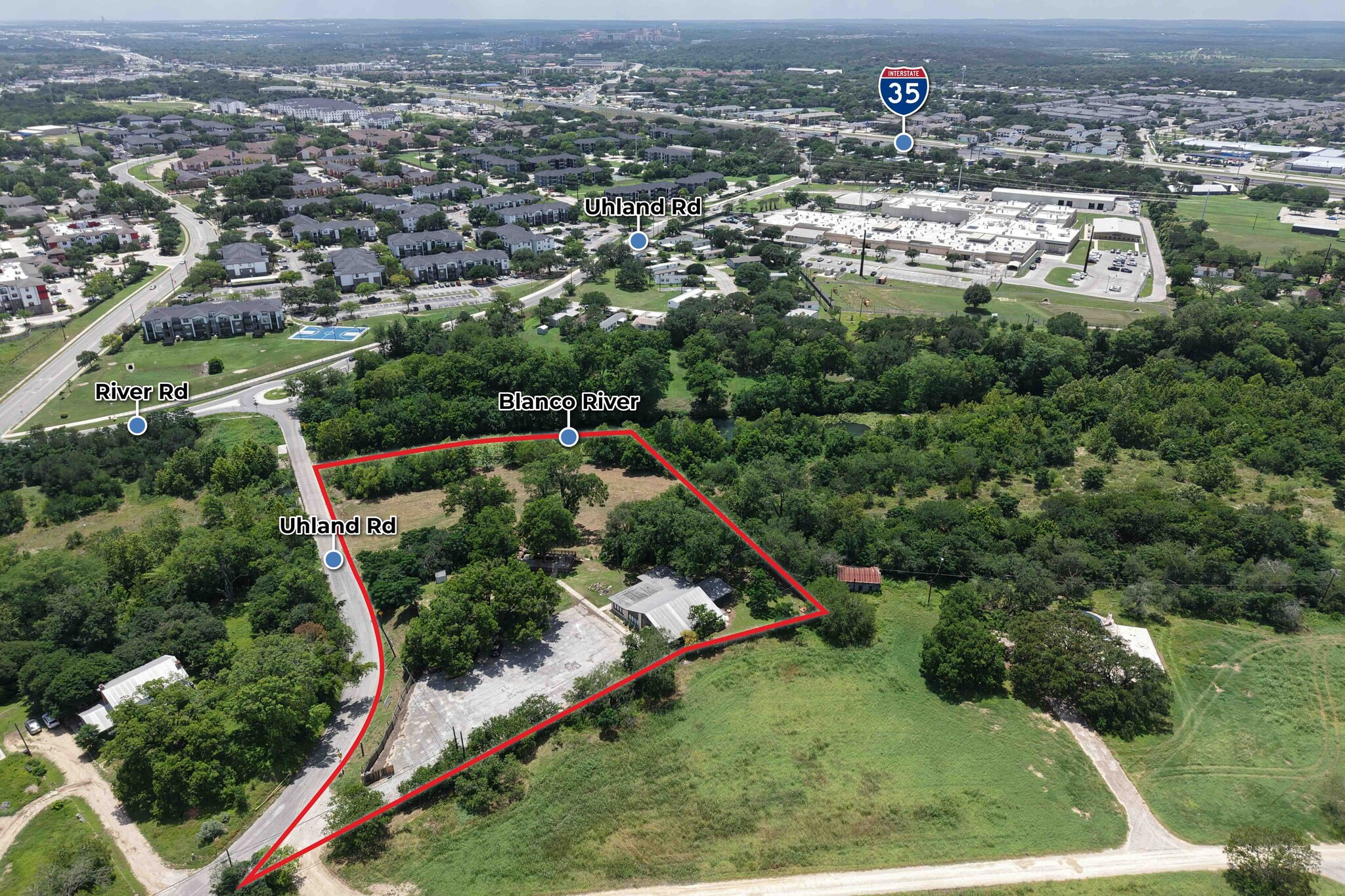 1801 Uhland Rd, San Marcos, TX for sale Aerial- Image 1 of 25