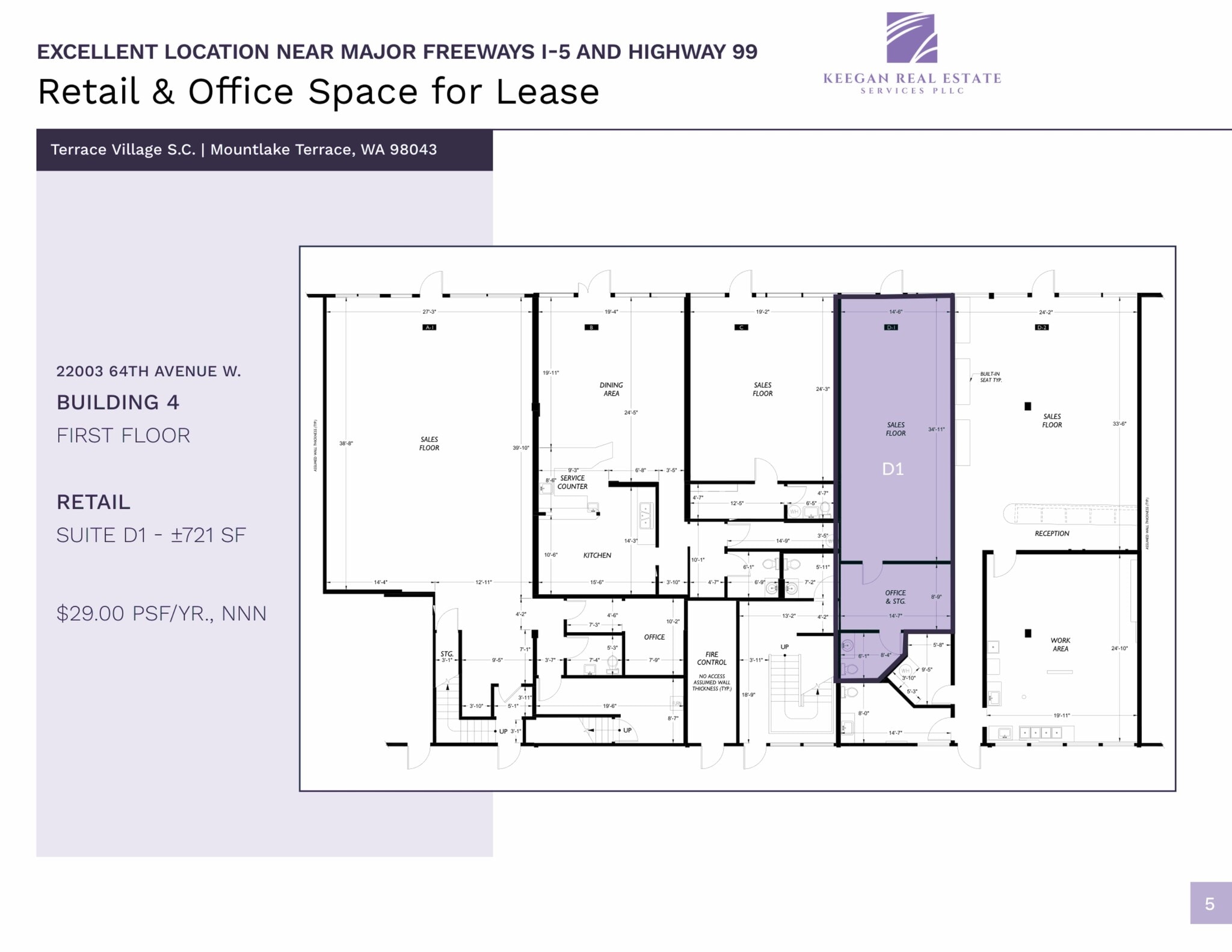 22003 66th Ave W, Mountlake Terrace, WA for lease Floor Plan- Image 1 of 1