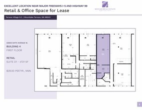 22003 66th Ave W, Mountlake Terrace, WA for lease Floor Plan- Image 1 of 1