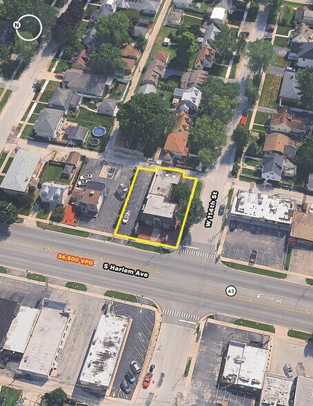11359 S Harlem Ave, Worth, IL à louer - Aérien - Image 3 de 8