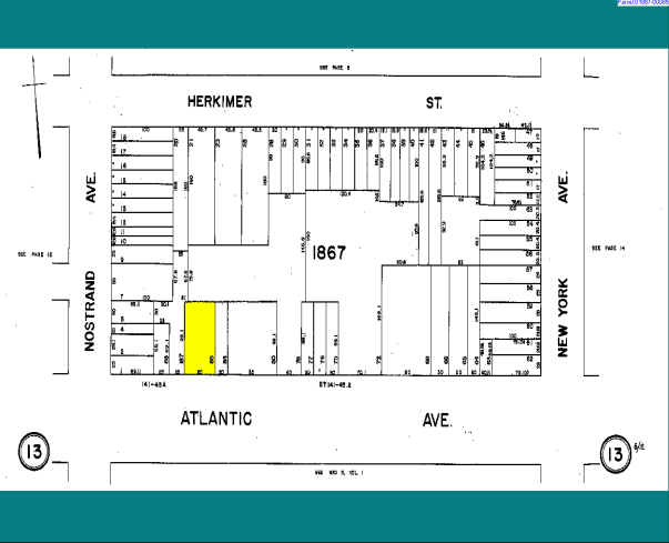 1255 Atlantic Ave, Brooklyn, NY à vendre - Plan cadastral - Image 2 de 2