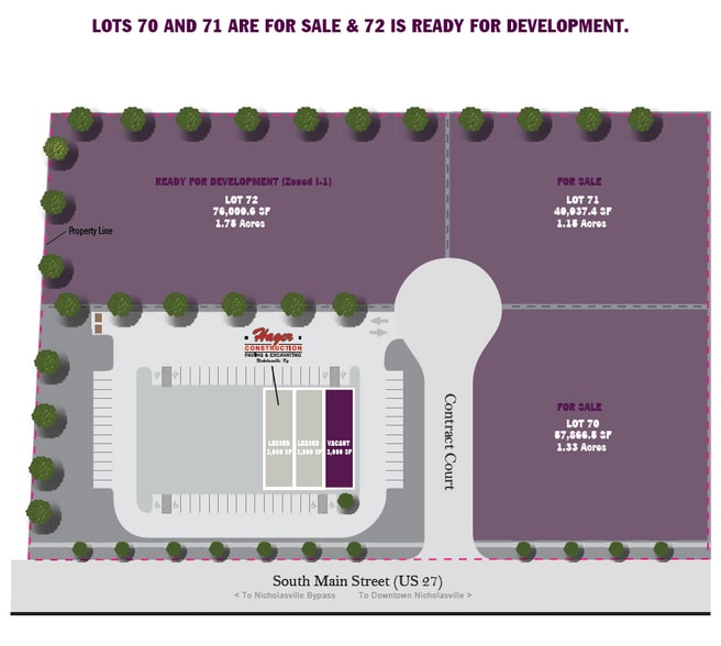 1201 S Main St, Nicholasville, KY for lease - Site Plan - Image 2 of 5