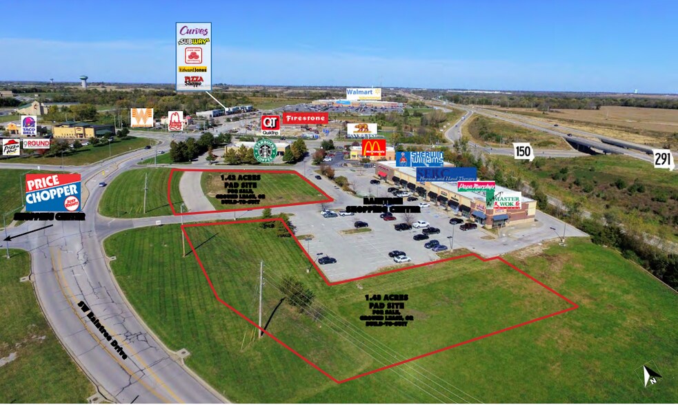 Raintree Shopping Center Pad Sites portefeuille de 2 propriétés à vendre sur LoopNet.ca - Aérien - Image 1 de 3
