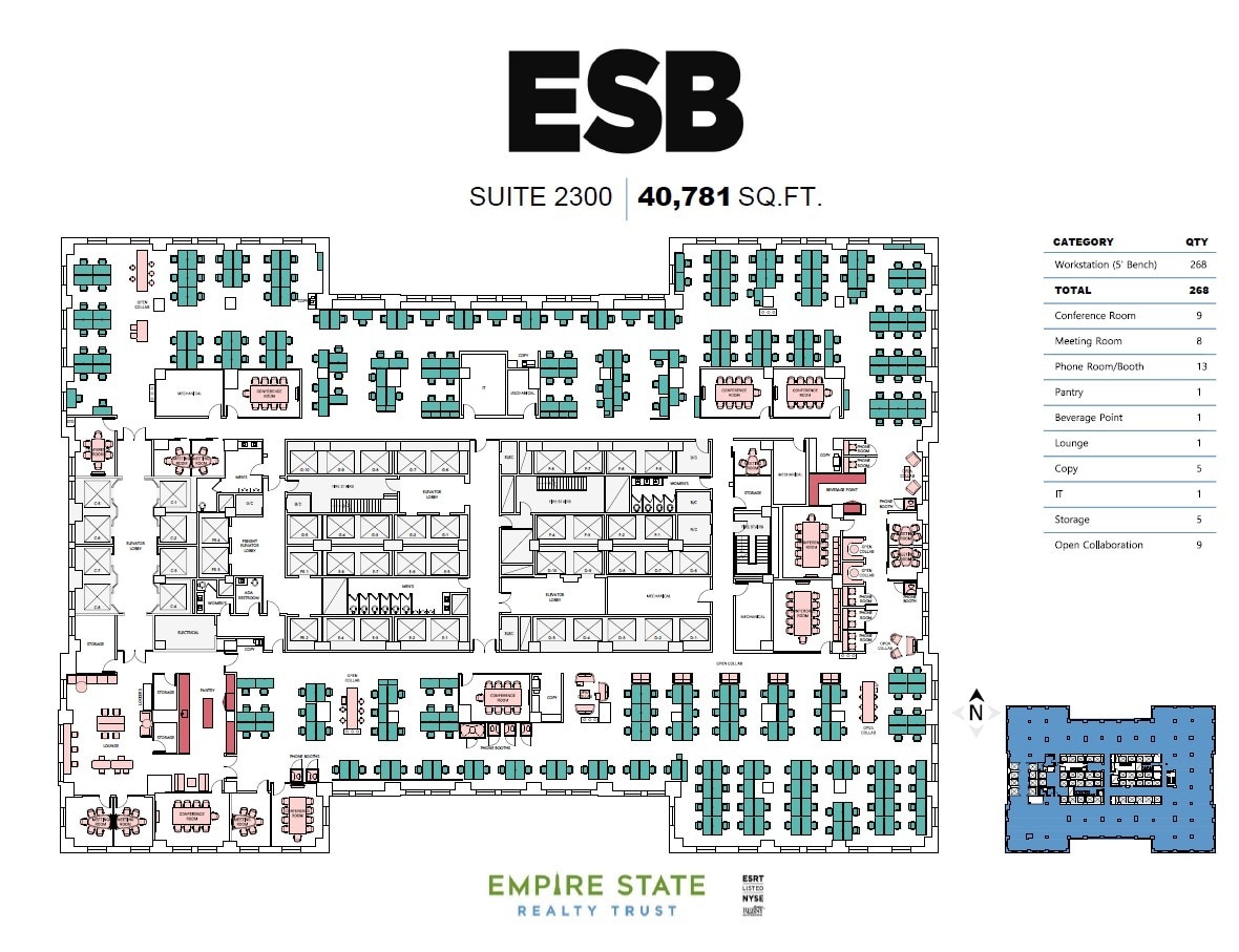 350 Fifth Ave, New York, NY à louer Plan d’étage- Image 1 de 10