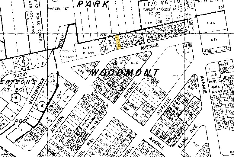 4845 Rugby Ave, Bethesda, MD à vendre - Plan cadastral - Image 2 de 4