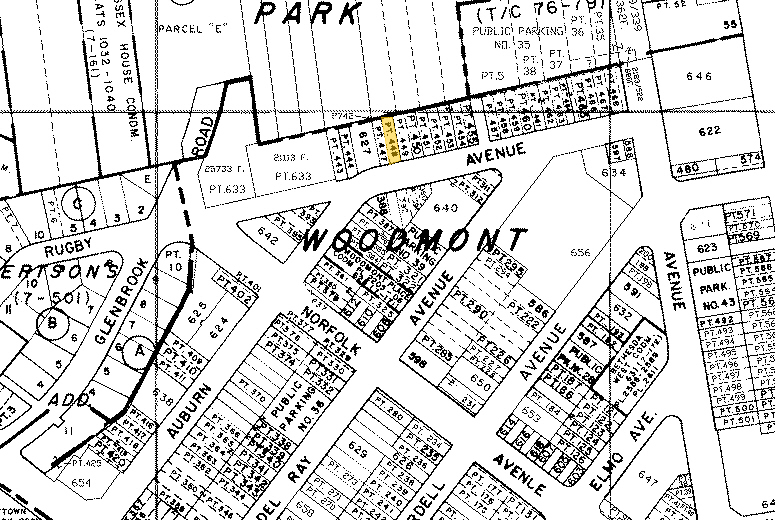 4845 Rugby Ave, Bethesda, MD for sale - Plat Map - Image 2 of 4
