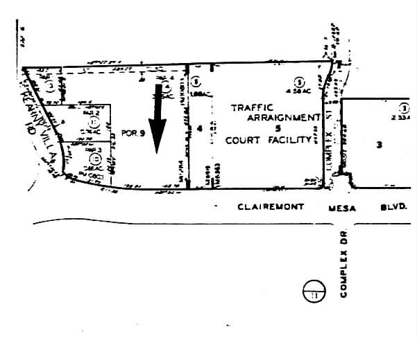 8888 Clairemont Mesa Blvd, San Diego, CA à louer - Plan cadastral - Image 3 de 14