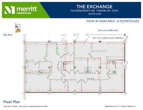 1122 Kenilworth Dr, Towson, MD for lease Floor Plan- Image 1 of 1