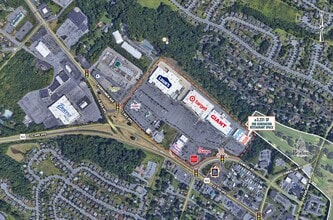 4711-4721 Perkiomen Ave, Reading, PA - Aérien Vue de la carte