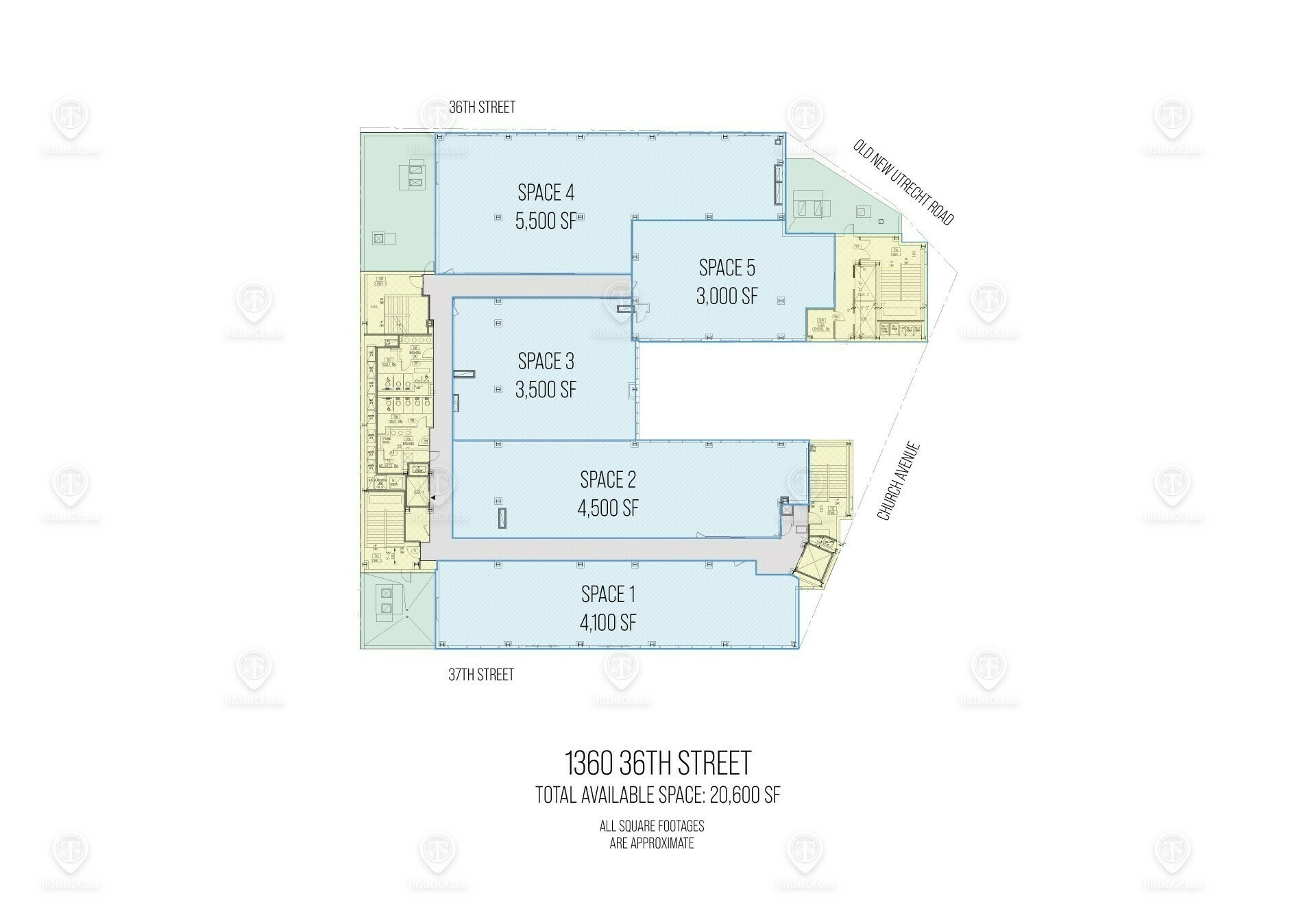 1349 37th St, Brooklyn, NY à louer Plan d’étage- Image 1 de 1