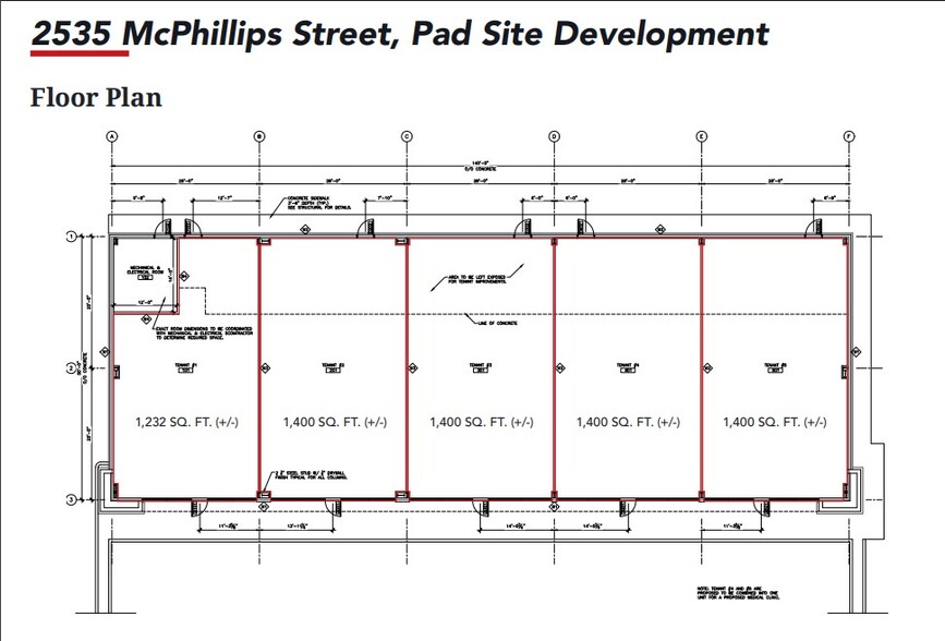 2501 Mcphillips St, Winnipeg, MB for lease - Floor Plan - Image 2 of 2