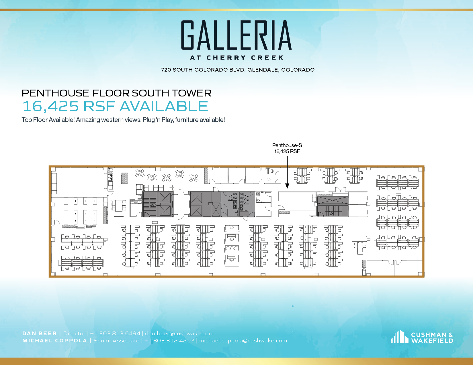 720 S Colorado Blvd, Denver, CO for lease Floor Plan- Image 1 of 3