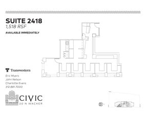 20 N Wacker Dr, Chicago, IL à louer Plan d’étage- Image 1 de 1
