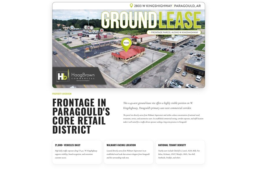 2803 W Kingshighway, Paragould, AR for lease - Building Photo - Image 3 of 11