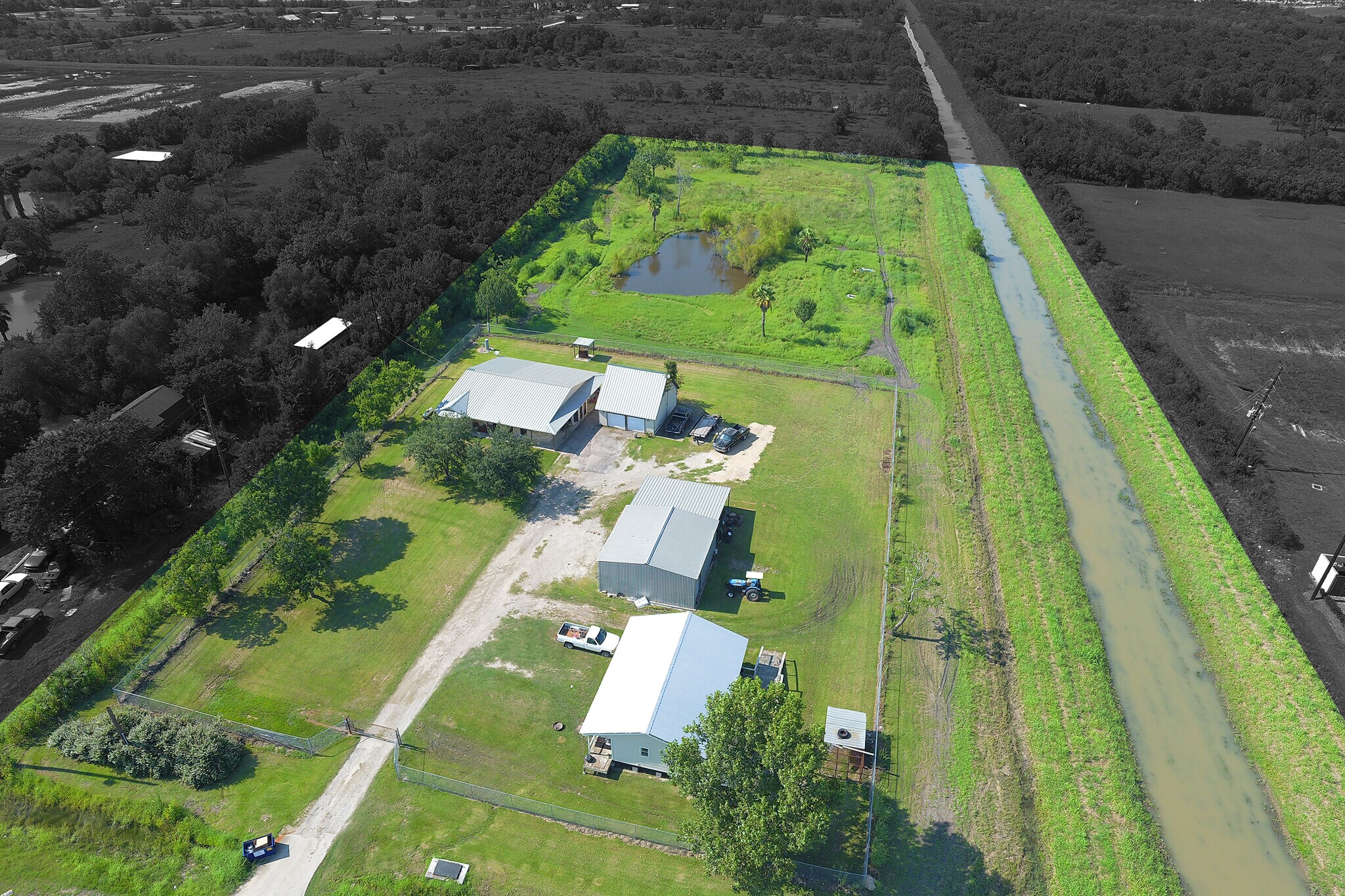 2883 County Road 58, Manvel, TX for sale Aerial- Image 1 of 13