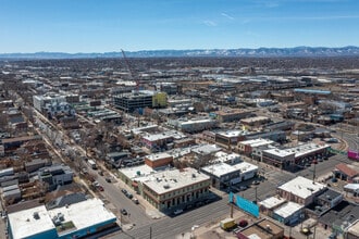 800 W 8th Ave, Denver, CO - Aérien Vue de la carte