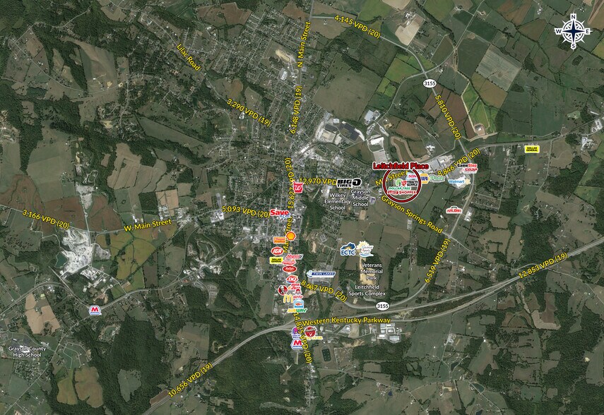 1002 Mill St, Leitchfield, KY à louer - Photo du bâtiment - Image 3 de 5