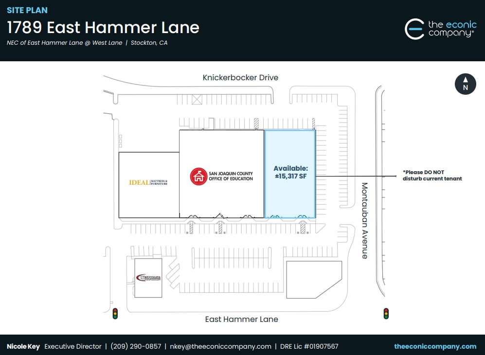 1777-1789 E Hammer Ln, Stockton, CA for lease Site Plan- Image 1 of 2