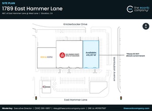 1777-1789 E Hammer Ln, Stockton, CA for lease Site Plan- Image 1 of 2