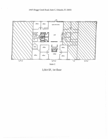 19475 Boggy Creek Rd, Orlando, FL for lease - Floor Plan - Image 2 of 4