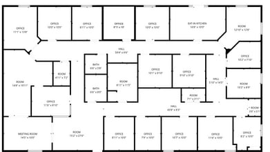 9506 Harford Rd, Parkville, MD à louer Plan d’étage- Image 1 de 4