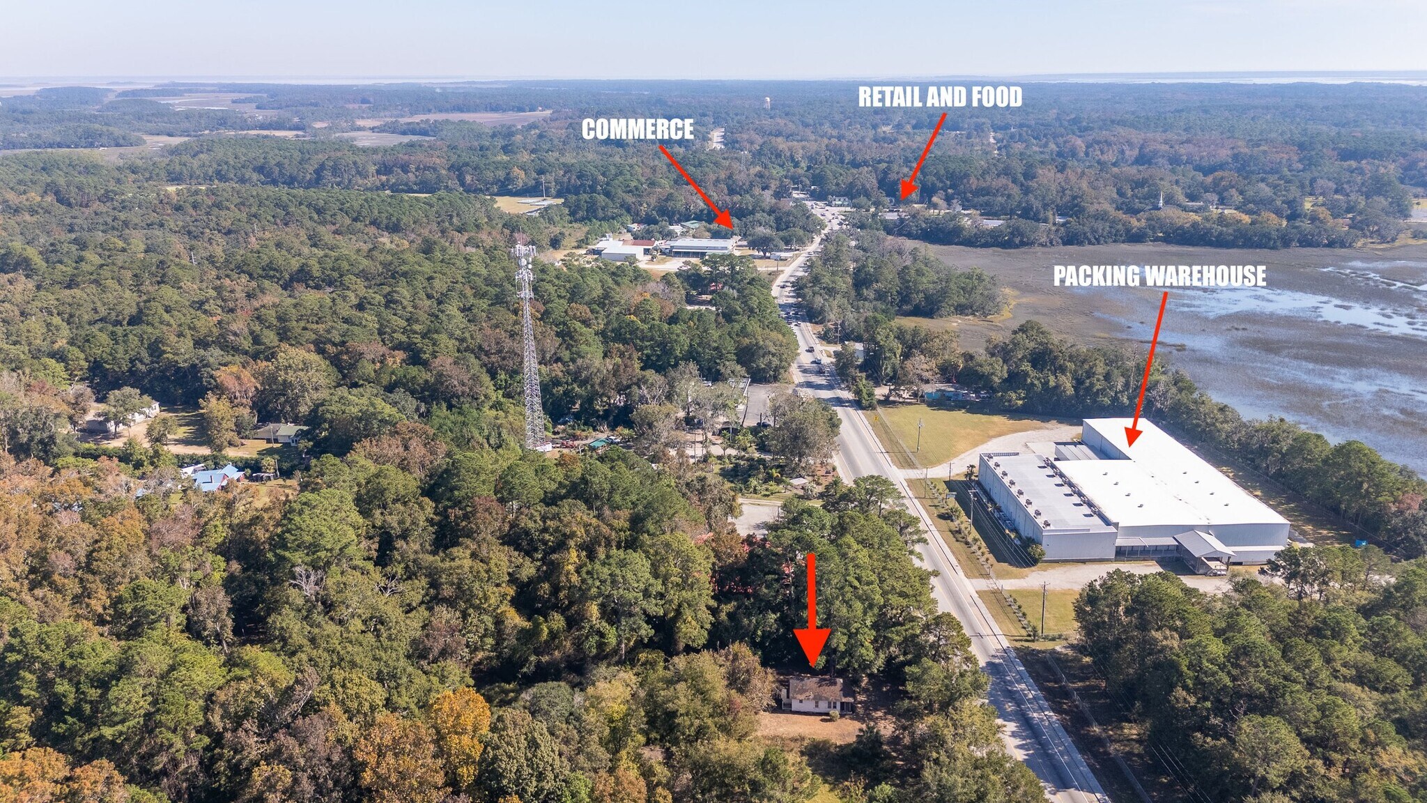 785 Sea Island Pky, Saint Helena Island, SC à vendre Aérien- Image 1 de 16