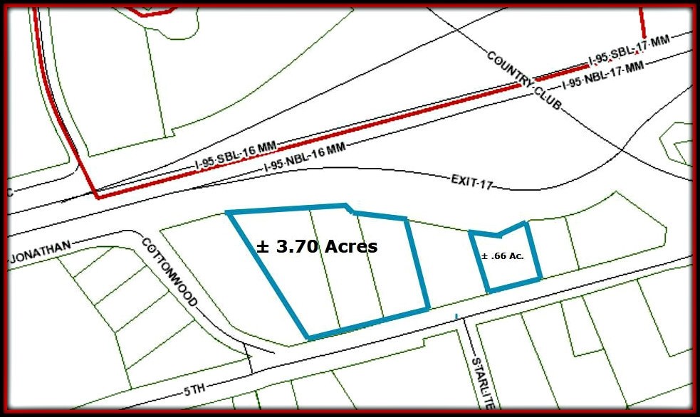 W 5th St, Lumberton, NC à vendre - Plan cadastral - Image 3 de 3