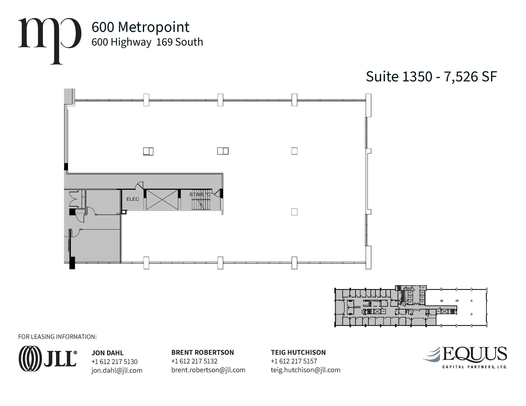 600 Highway 169 S, Saint Louis Park, MN for lease Floor Plan- Image 1 of 1