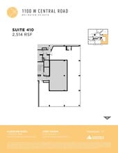 1100 W Central Rd, Arlington Heights, IL à louer Plan d’étage- Image 1 de 1
