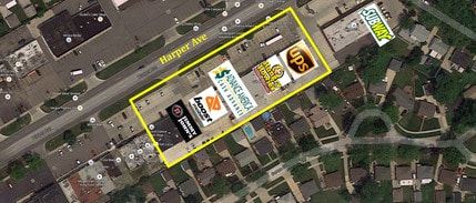 31512 Harper Ave, Saint Clair Shores, MI - AERIAL  map view - Image1