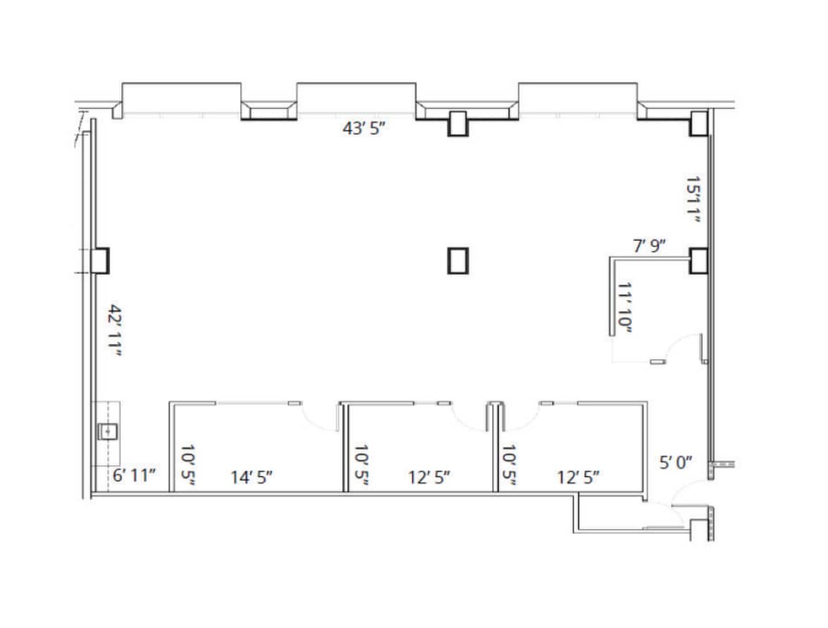 1120 E Kennedy Blvd, Tampa, FL for lease Floor Plan- Image 1 of 1