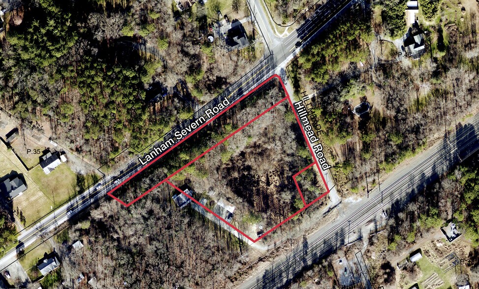 7710 Hillmeade Rd, Bowie, MD à vendre - Aérien - Image 2 de 2