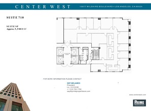 10877 Wilshire Blvd, Los Angeles, CA à louer Plan de site- Image 1 de 1