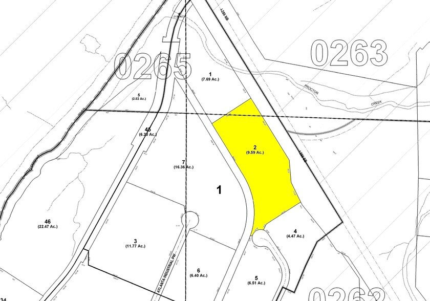 3765 Atlanta Industrial Dr NW, Atlanta, GA à louer - Plan cadastral - Image 2 de 8