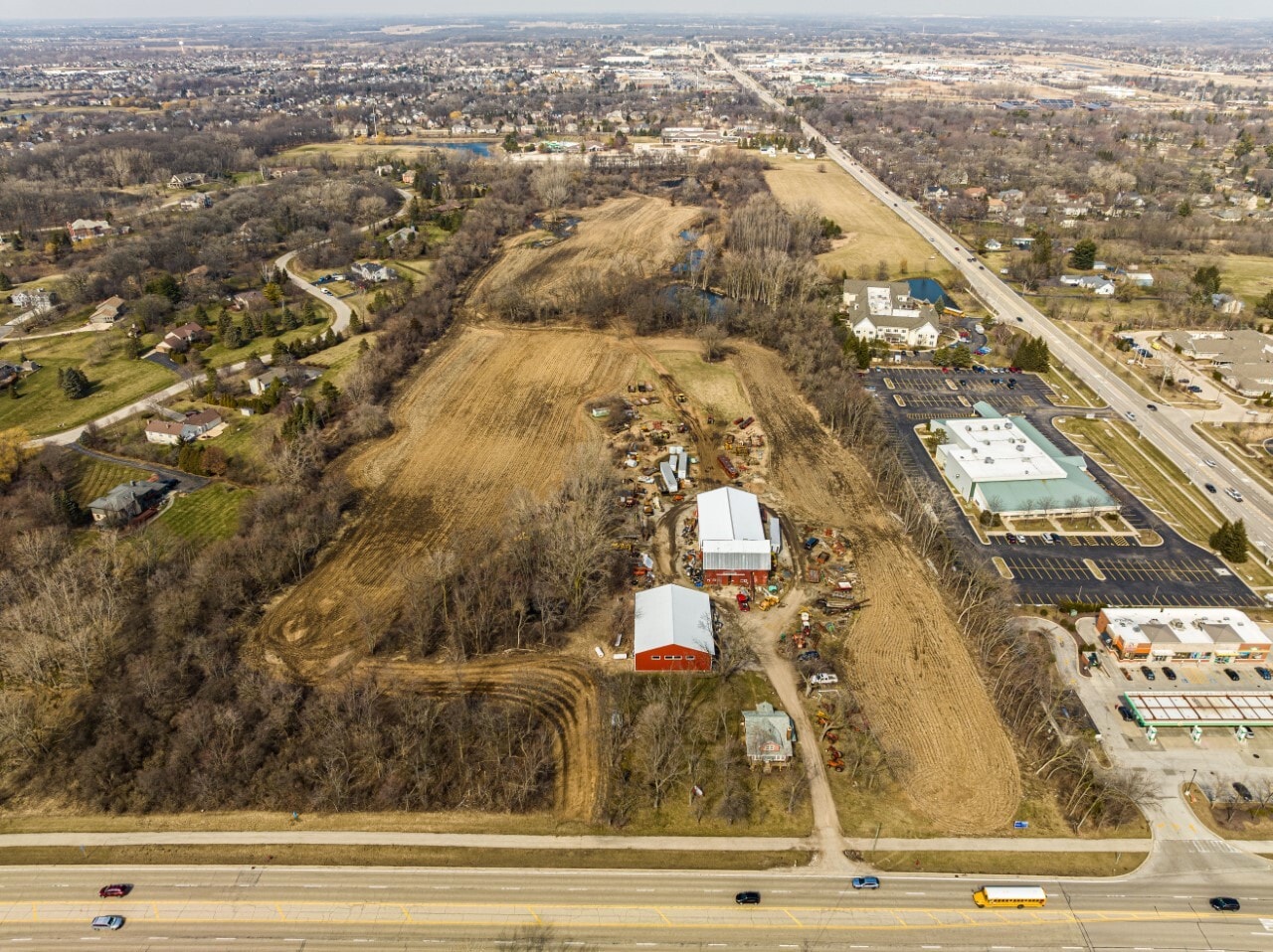 17150 Washington, Gurnee, IL for sale Aerial- Image 1 of 5