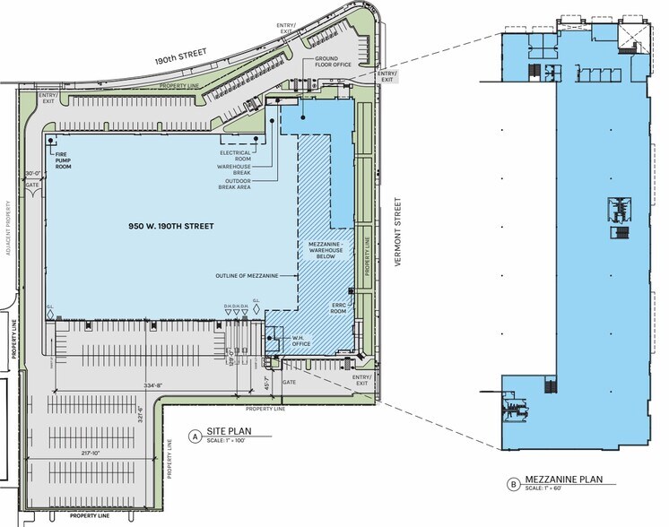 950 W 190th St, Torrance, CA à louer - Plan de site - Image 2 de 2