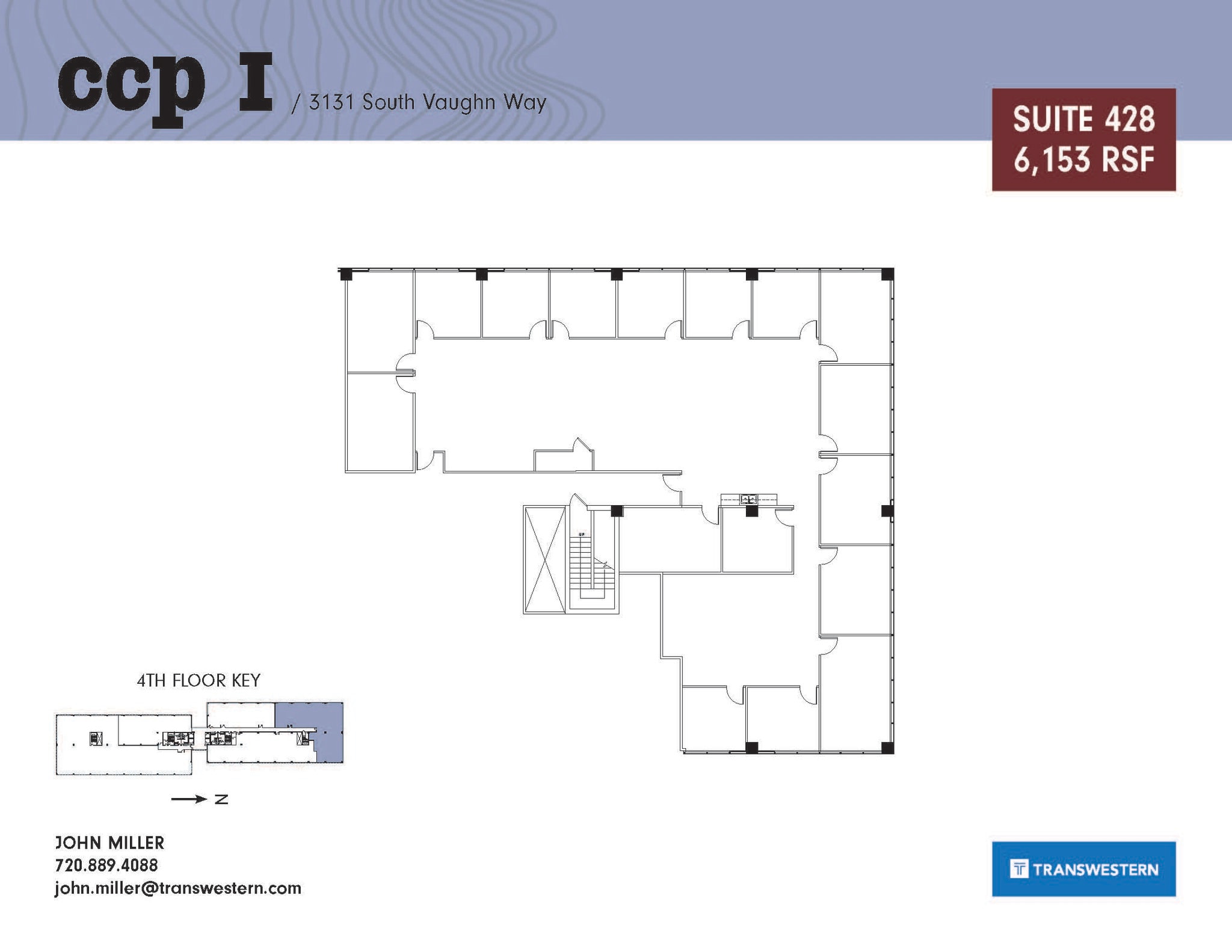 3131 S Vaughn Way, Aurora, CO for lease Floor Plan- Image 1 of 1