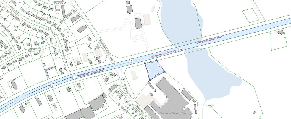 Jefferson Davis Hwy, Clearwater, SC à vendre - Photo du bâtiment - Image 2 de 7